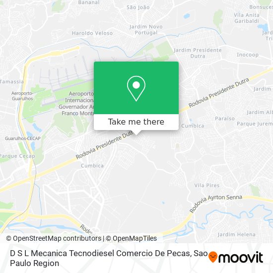 D S L Mecanica Tecnodiesel Comercio De Pecas map