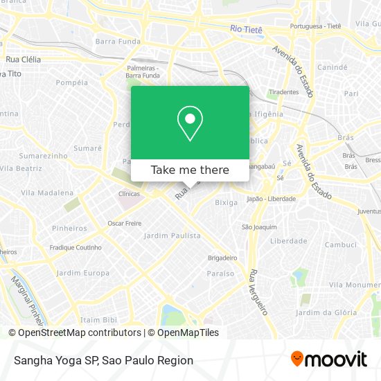 Sangha Yoga SP map