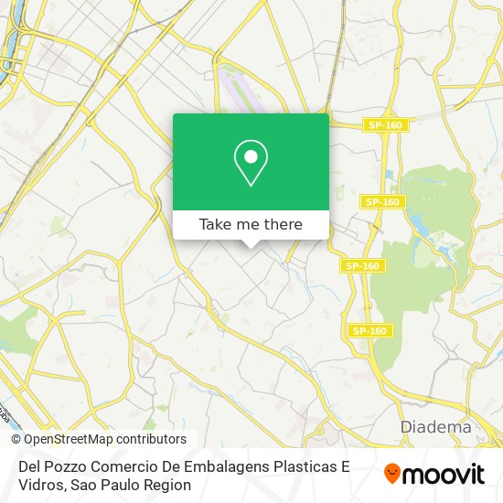 Del Pozzo Comercio De Embalagens Plasticas E Vidros map