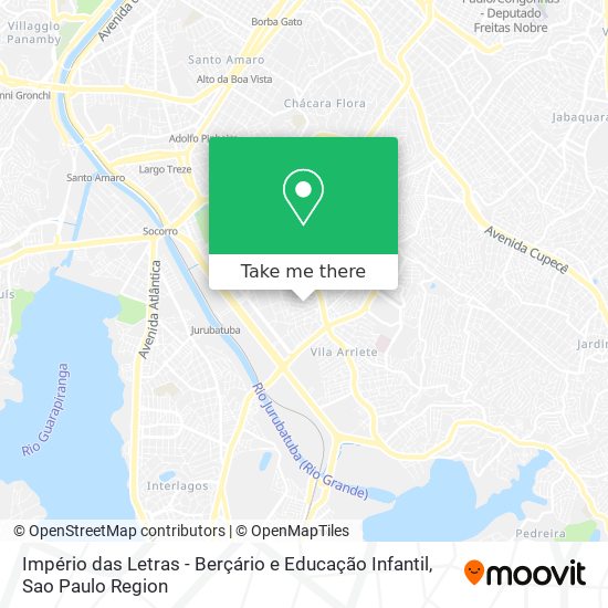 Mapa Império das Letras - Berçário e Educação Infantil