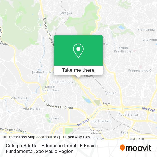 Mapa Colegio Bilotta - Educacao Infantil E Ensino Fundamental