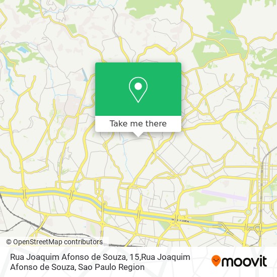 Mapa Rua Joaquim Afonso de Souza, 15,Rua Joaquim Afonso de Souza