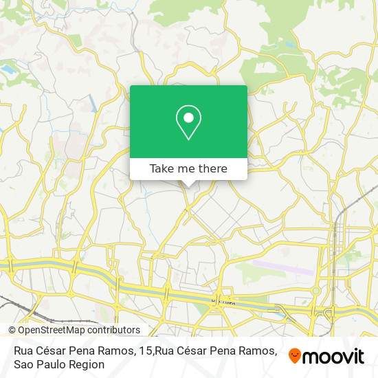 Mapa Rua César Pena Ramos, 15,Rua César Pena Ramos