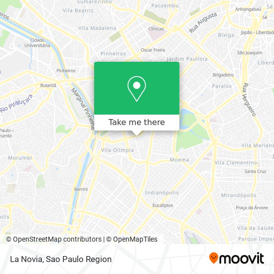 La Novia map