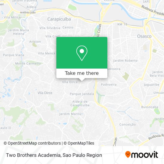 Two Brothers Academia map