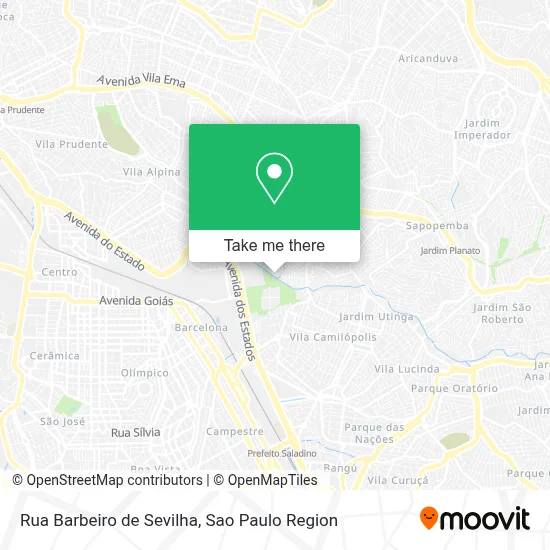 Rua Barbeiro de Sevilha map
