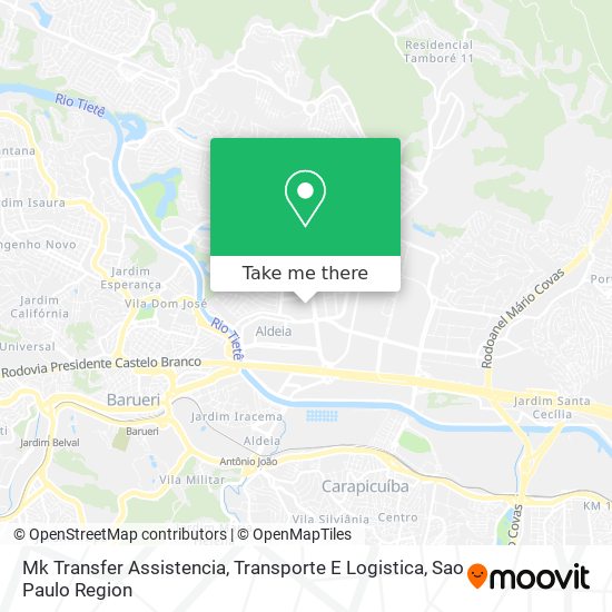 Mk Transfer Assistencia, Transporte E Logistica map