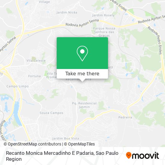 Recanto Monica Mercadinho E Padaria map