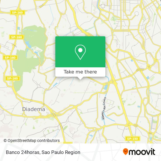 Banco 24horas map