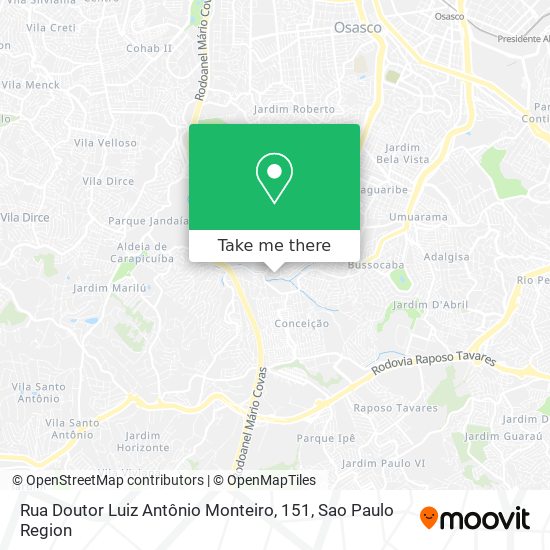 Rua Doutor Luiz Antônio Monteiro, 151 map