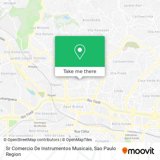 Sr Comercio De Instrumentos Musicais map