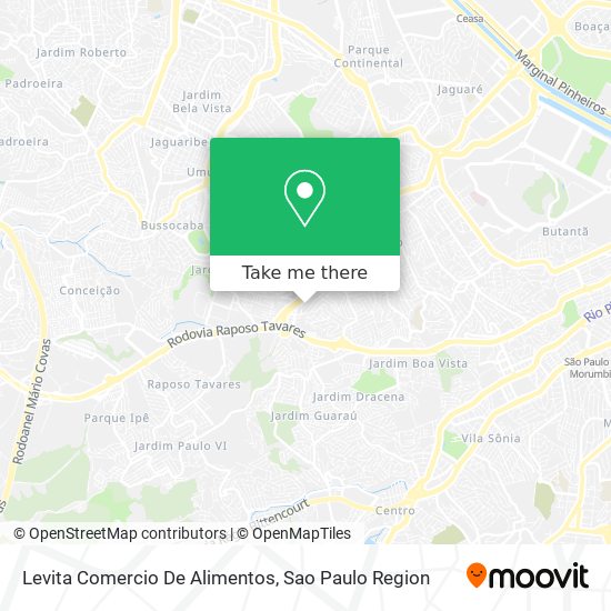 Levita Comercio De Alimentos map