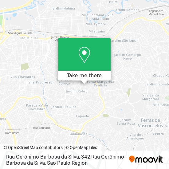 Mapa Rua Gerônimo Barbosa da Silva, 342,Rua Gerônimo Barbosa da Silva