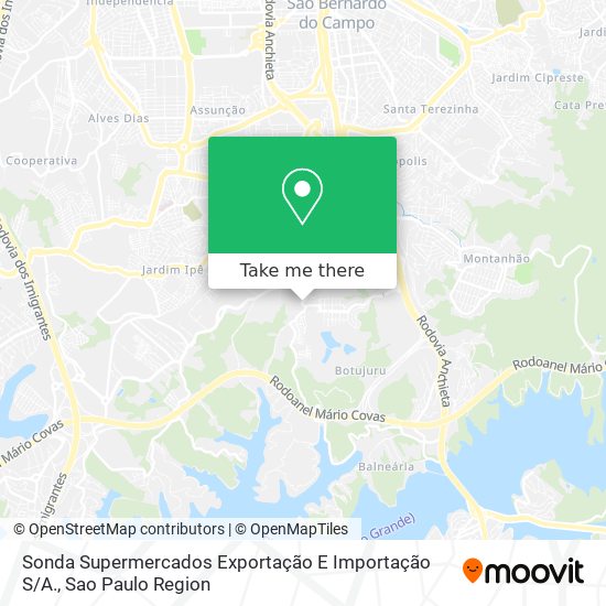 Sonda Supermercados Exportação E Importação S / A. map