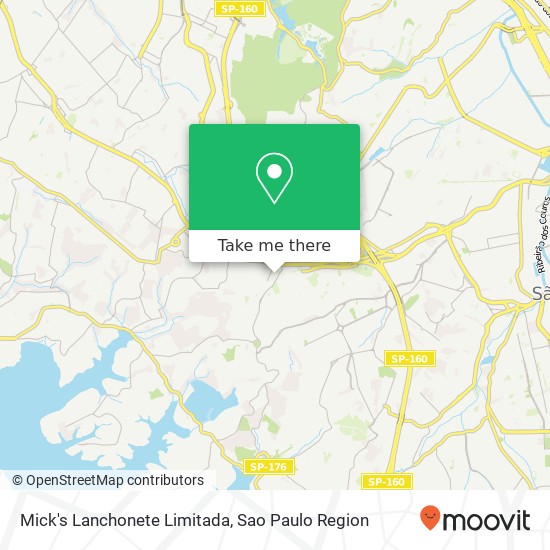 Mick's Lanchonete Limitada map