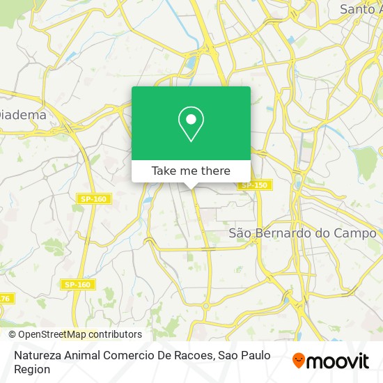 Mapa Natureza Animal Comercio De Racoes