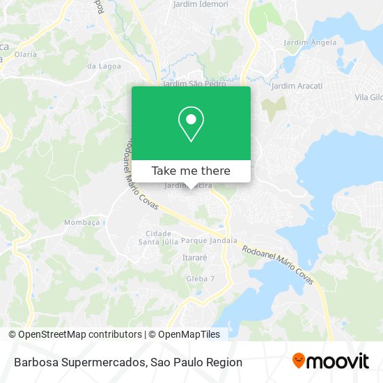 Mapa Barbosa Supermercados