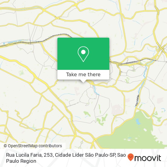 Rua Lucila Faria, 253, Cidade Líder São Paulo-SP map