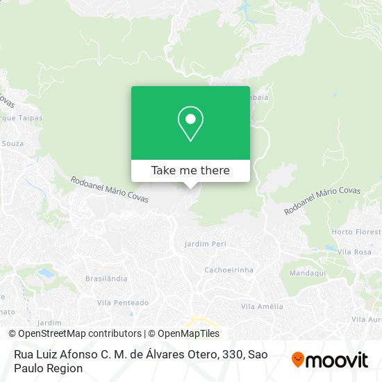 Rua Luiz Afonso C. M. de Álvares Otero, 330 map