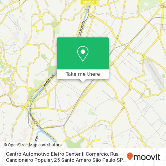 Centro Automotivo Eletro Center Ii Comercio, Rua Cancioneiro Popular, 25 Santo Amaro São Paulo-SP 04710-000 map