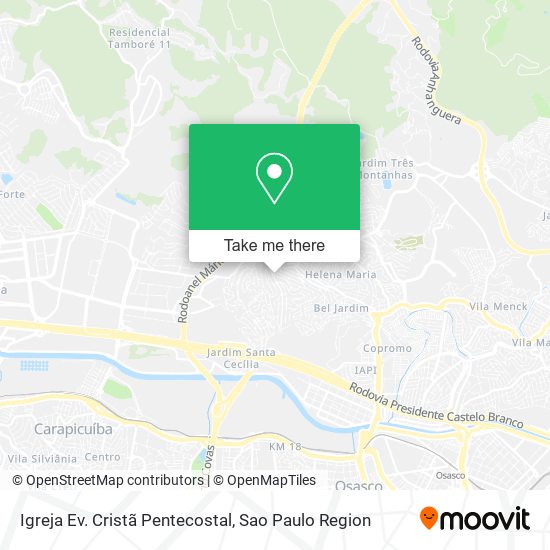 Igreja Ev. Cristã Pentecostal map