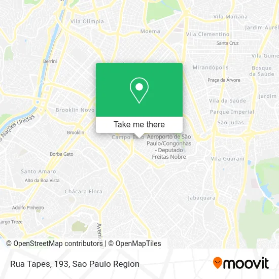 Rua Tapes, 193 map
