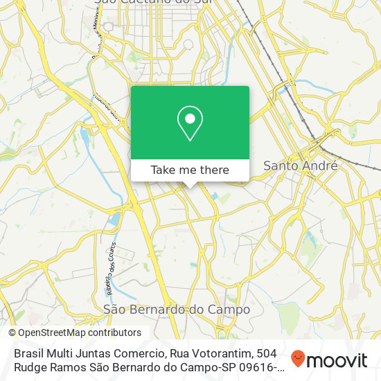 Brasil Multi Juntas Comercio, Rua Votorantim, 504 Rudge Ramos São Bernardo do Campo-SP 09616-000 map