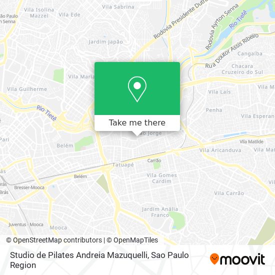 Studio de Pilates Andreia Mazuquelli map