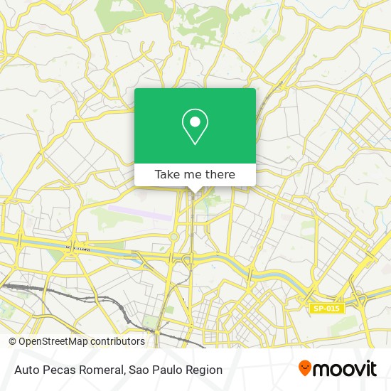 Auto Pecas Romeral map