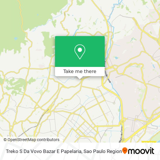 Treko S Da Vovo Bazar E Papelaria map