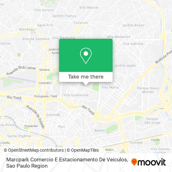 Marcpark Comercio E Estacionamento De Veiculos map