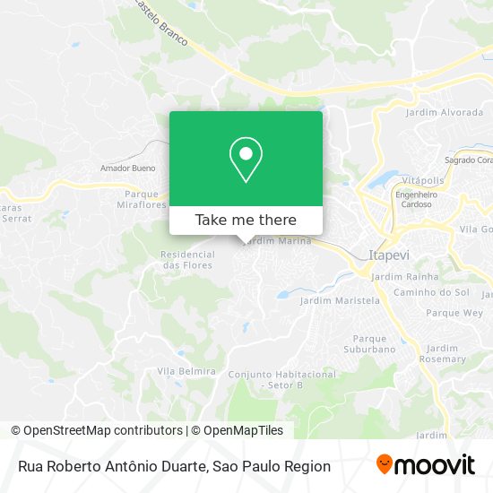 Rua Roberto Antônio Duarte map