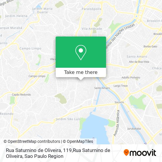 Rua Saturnino de Oliveira, 119,Rua Saturnino de Oliveira map