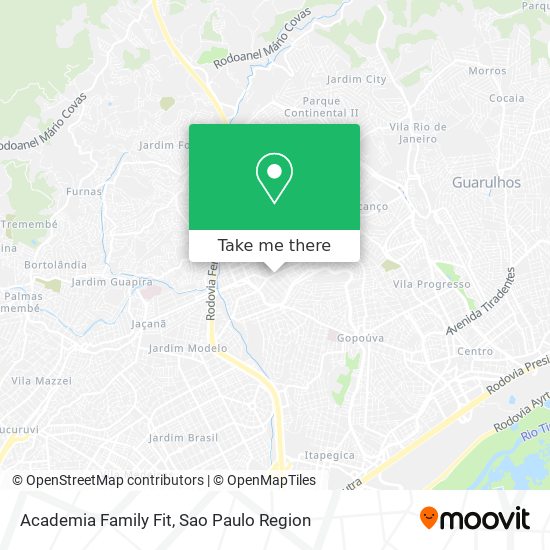 Academia Family Fit map