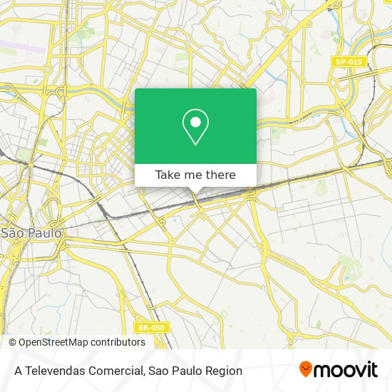 A Televendas Comercial map