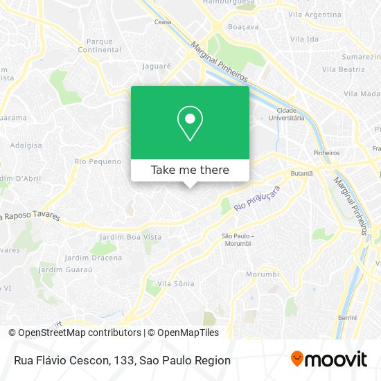 Rua Flávio Cescon, 133 map