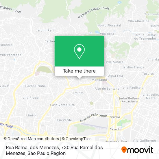 Rua Ramal dos Menezes, 730,Rua Ramal dos Menezes map