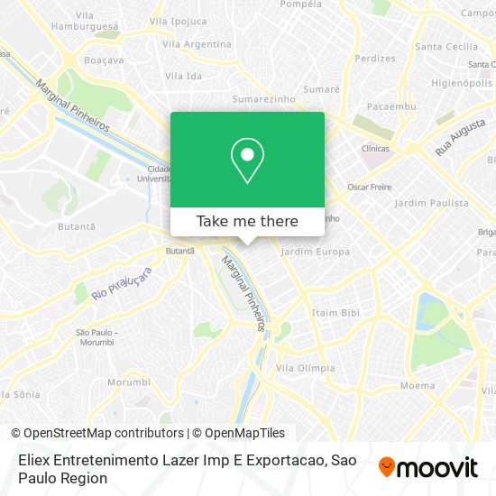 Eliex Entretenimento Lazer Imp E Exportacao map