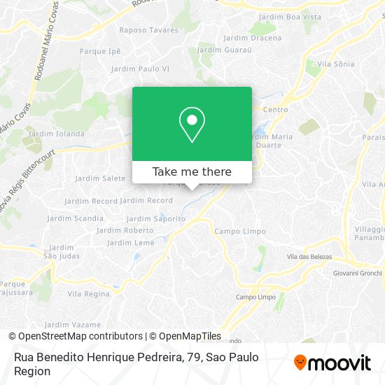 Rua Benedito Henrique Pedreira, 79 map