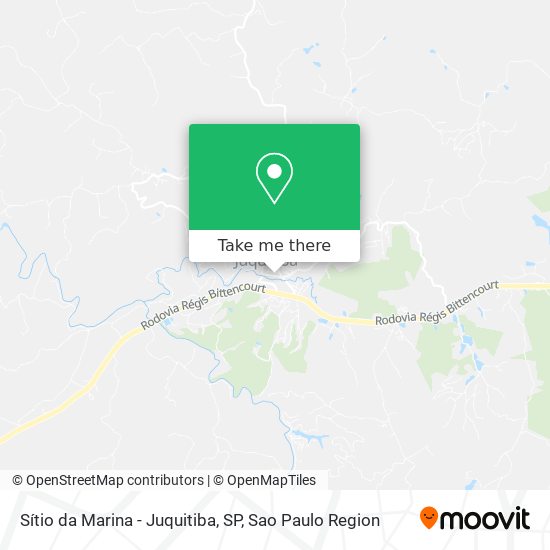 Sítio da Marina - Juquitiba, SP map