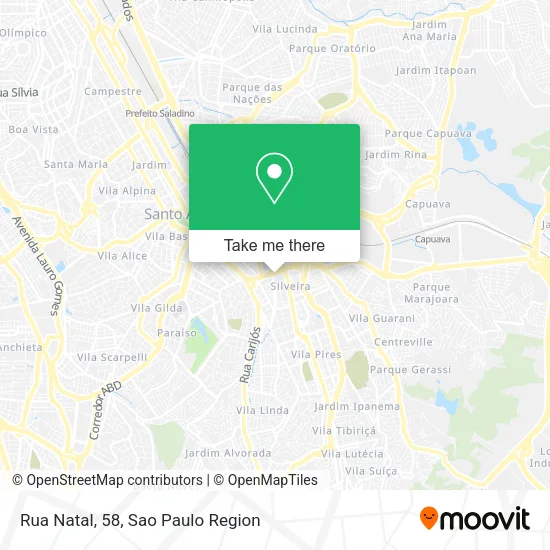 Rua Natal, 58 map