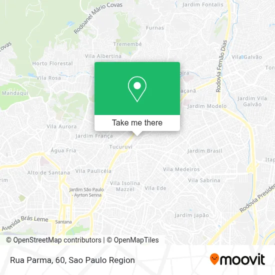 Rua Parma, 60 map