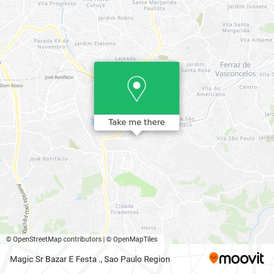 Magic Sr Bazar E Festa . map