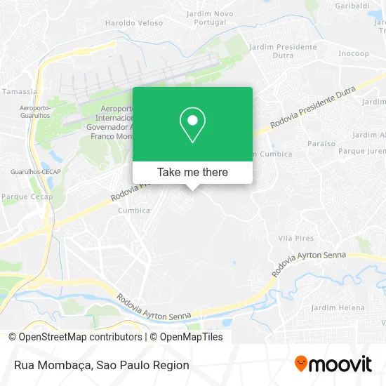 Rua Mombaça map