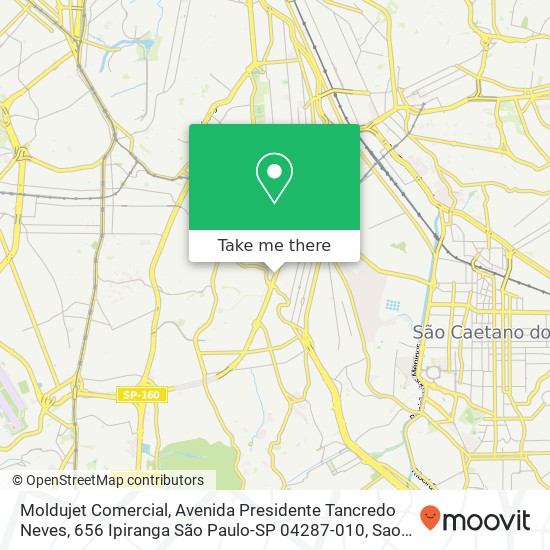 Moldujet Comercial, Avenida Presidente Tancredo Neves, 656 Ipiranga São Paulo-SP 04287-010 map