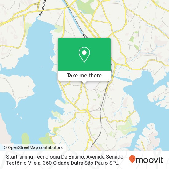 Startraining Tecnologia De Ensino, Avenida Senador Teotônio Vilela, 360 Cidade Dutra São Paulo-SP 04801-010 map