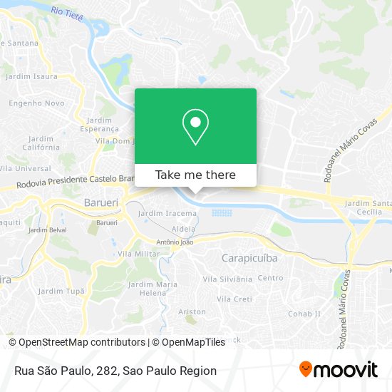 Rua São Paulo, 282 map