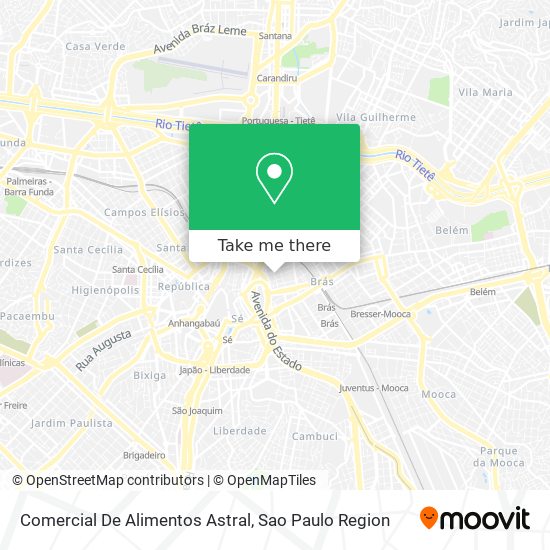 Comercial De Alimentos Astral map