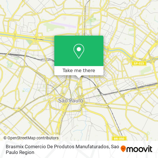 Mapa Brasmix Comercio De Produtos Manufaturados