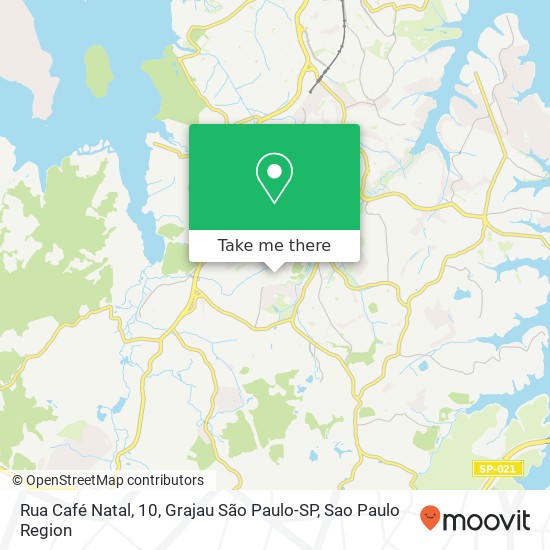 Rua Café Natal, 10, Grajau São Paulo-SP map